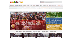 Desktop Screenshot of merdeka.com
